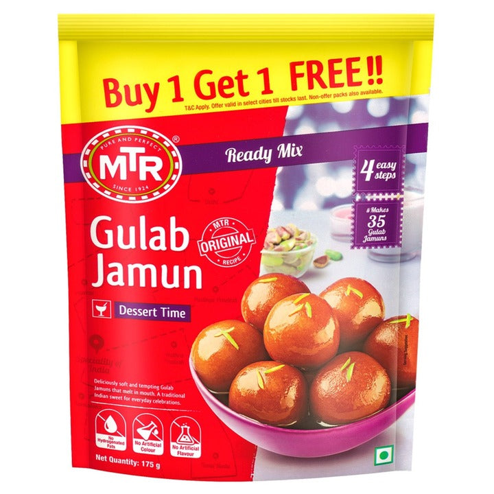MTR Instant Gulab Jamun Ready Mix 175g (Buy 1 at 50% OFF)