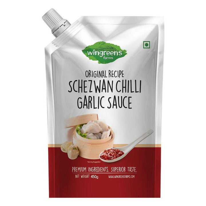Wingreen Farms Schezwan Chilli Garlic Sauce 450 g