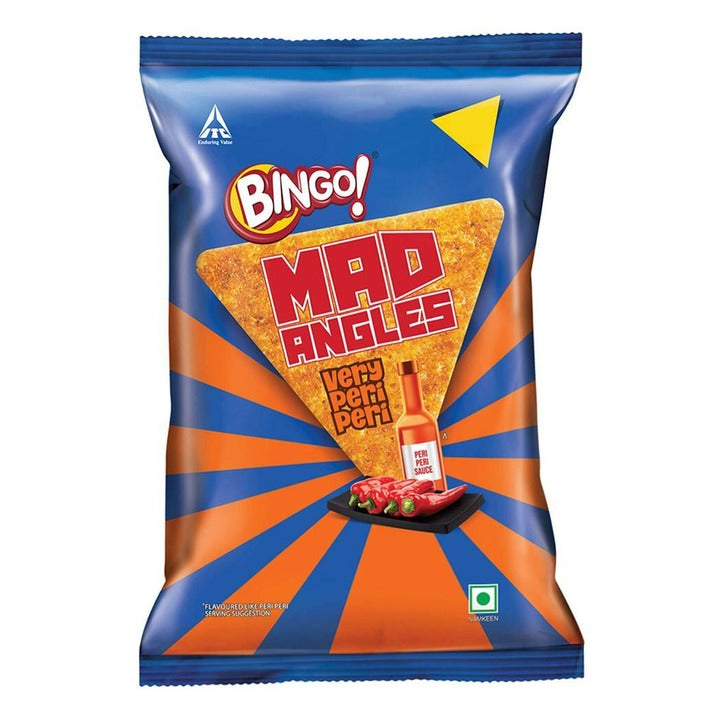 Bingo Mad Angles Very Peri Peri Chips 117 g