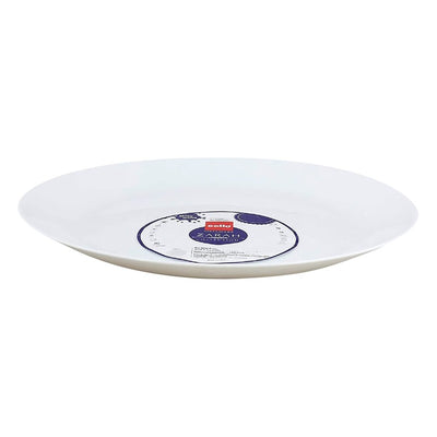 Cello Zarah Plain Milky White Opalware Quarter Plate 19 cm
