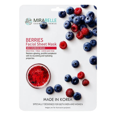 Mirabelle Korea Berries Fairness Facial Mask 25 ml