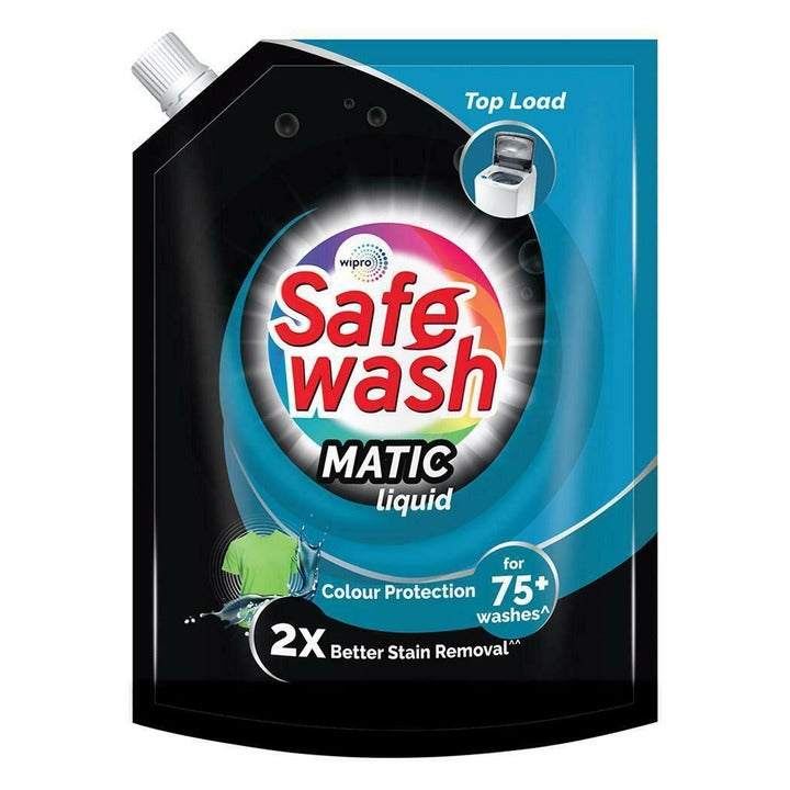 Wipro Safewash Matic Top Load Liquid Detergent 1.8 L