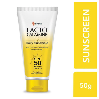 Lacto Calamine Daily Sunshield SPF 50 PA+++ Matte Look Sunscreen 50 g