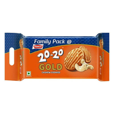 Parle 20-20 Gold Cashew Cookies 561.6 g (604.8 G)