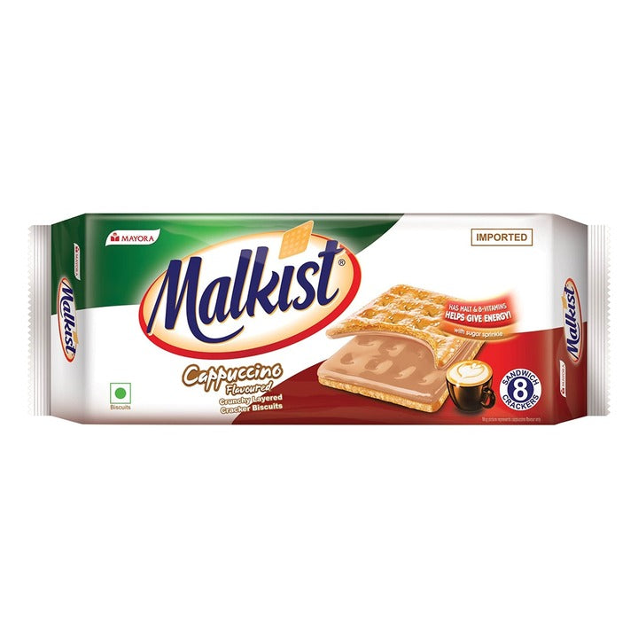 Malkist Cappuccino Flavoured Crunchy Layered Cracker 144 g
