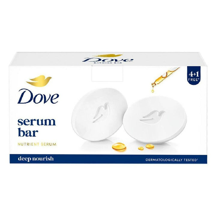 Dove Deep Nourish Nutrient Serum Bar 125 g (Buy 4 Get 1 Free)