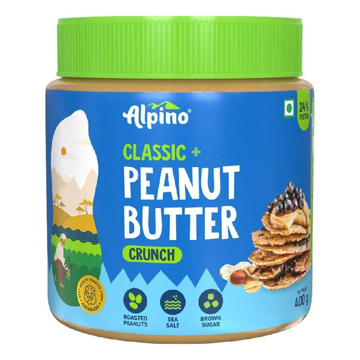 Alpino Classic+ Crunch Peanut Butter 400 g
