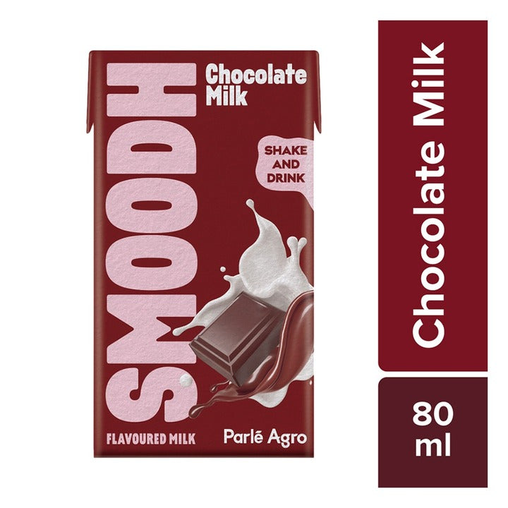 Parle Agro Smoodh Chocolate Flavoured Milk 80 ml (Tetra Pak)