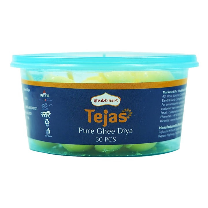 Shubhkart Tejas Pure Ghee Diya Wick (30 pcs)