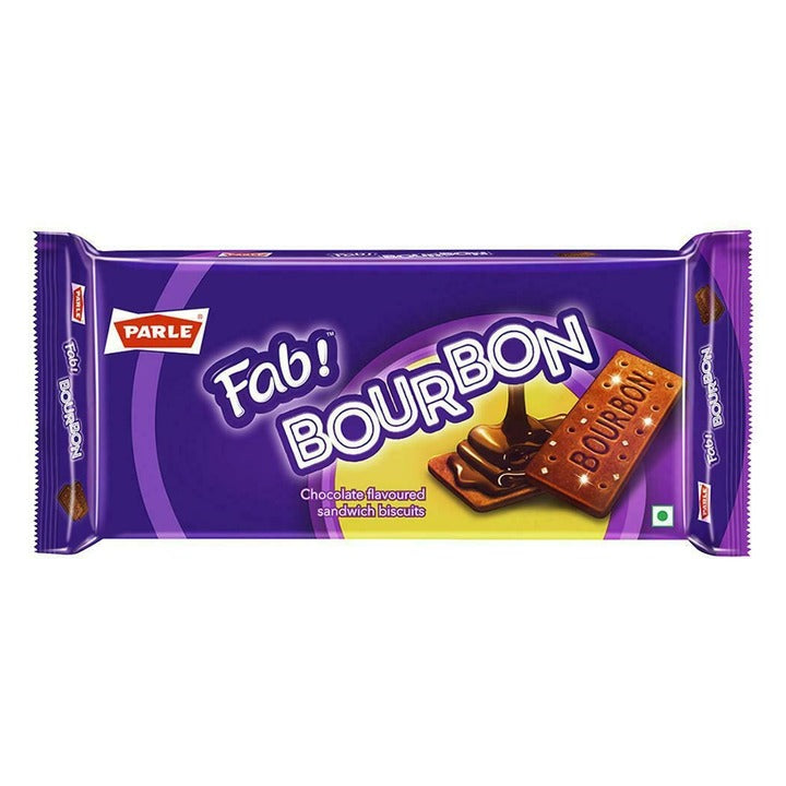 Parle Fab Bourbon Chocolate Sandwich Biscuits 450 g