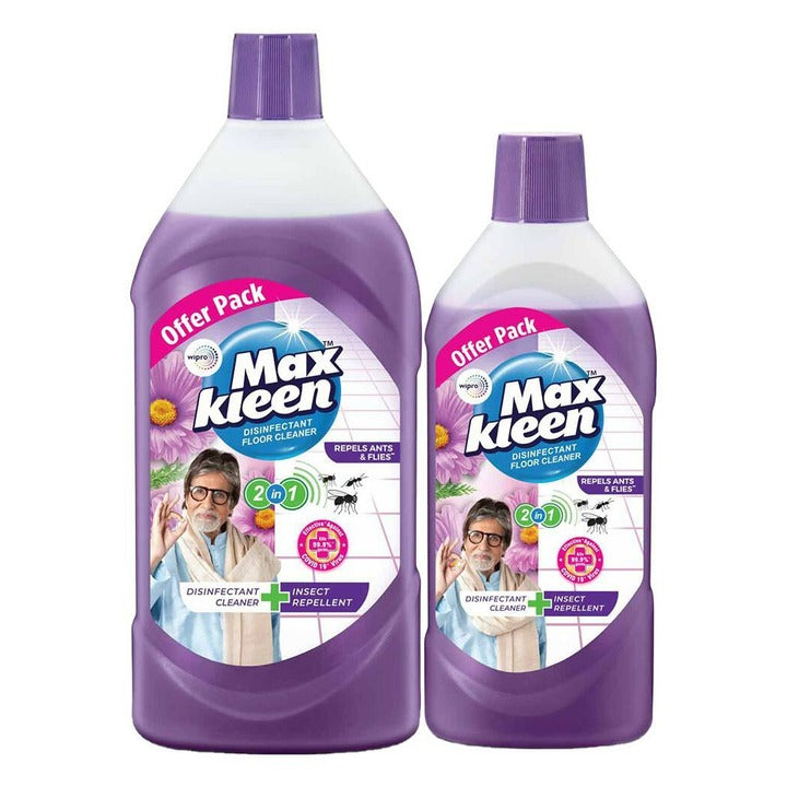 MaxKleen 2 in 1 Disinfectant Floor Cleaner 975 ml + 500 ml