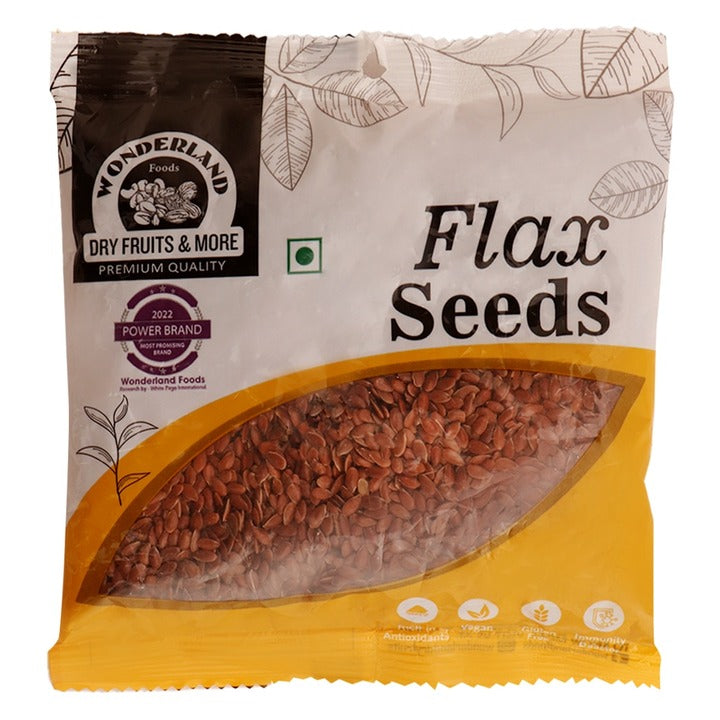 Wonderland Foods Premium Flax Seeds 100 g