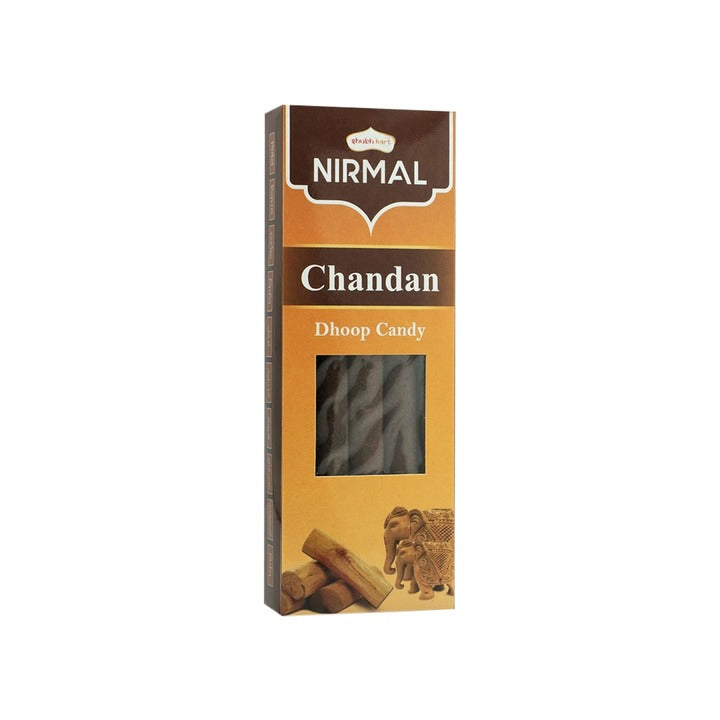 Nirmal Chandan Dhoop Candy Sticks Agarbatti With Stand (10 Sticks)