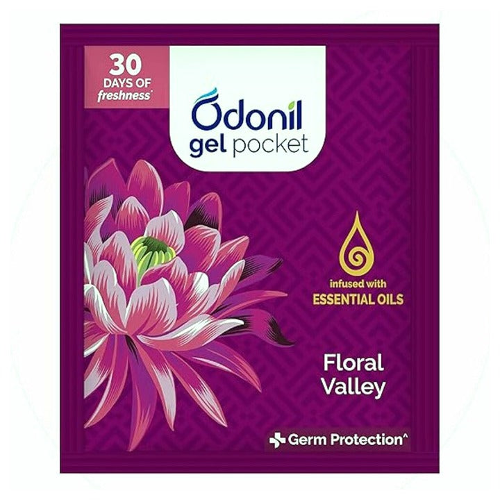 Odonil Floral Valley Gel Pocket Air Freshener 10 g