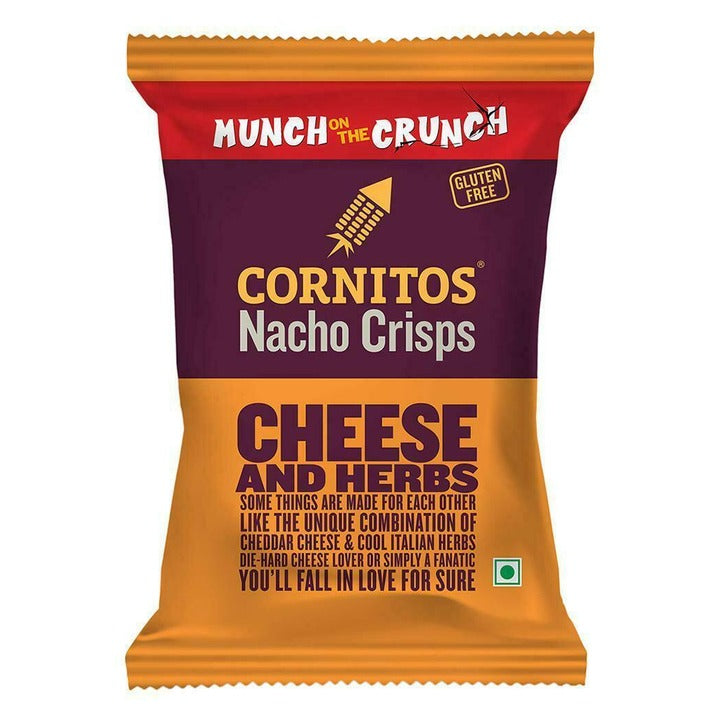 Cornitos Cheese And Herbs Nacho Crisps 65 g