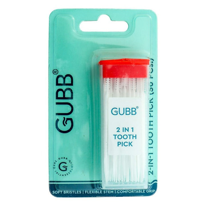 Gubb 2 In 1 Tooth Pick 50 pcs