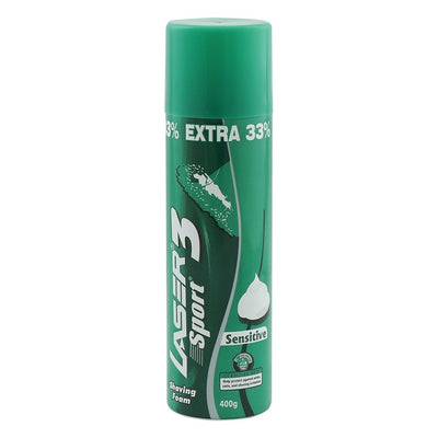 Laser 3 Sport Sensitive Skin Shaving Foam 300 g