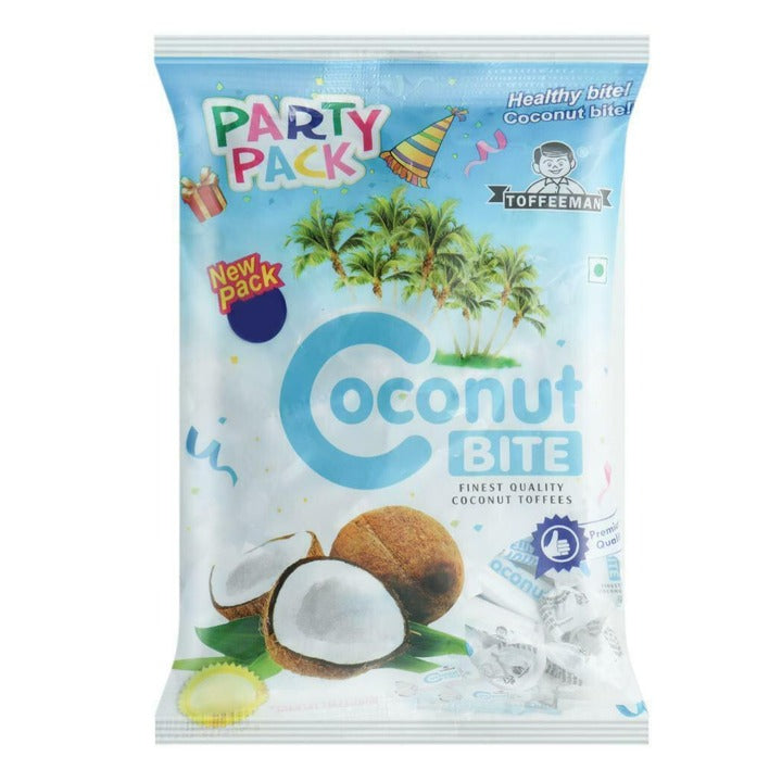 Toffeman Coconut Bite Party Pack Toffees 165 g