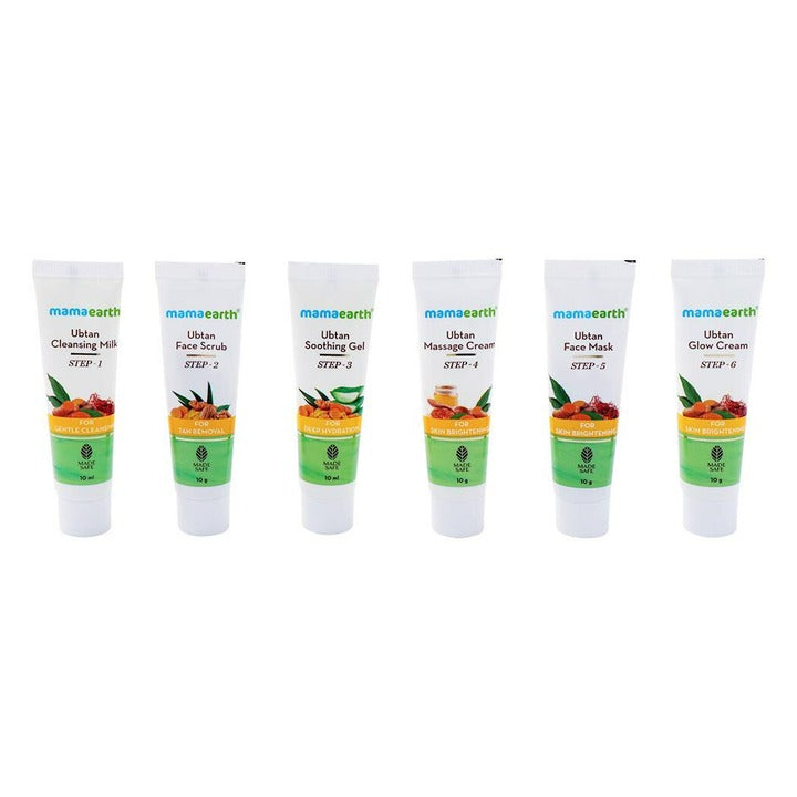 Mamaearth Ubtan With Turmeric&Saffron Facial Kit 20 ml+ 40 g