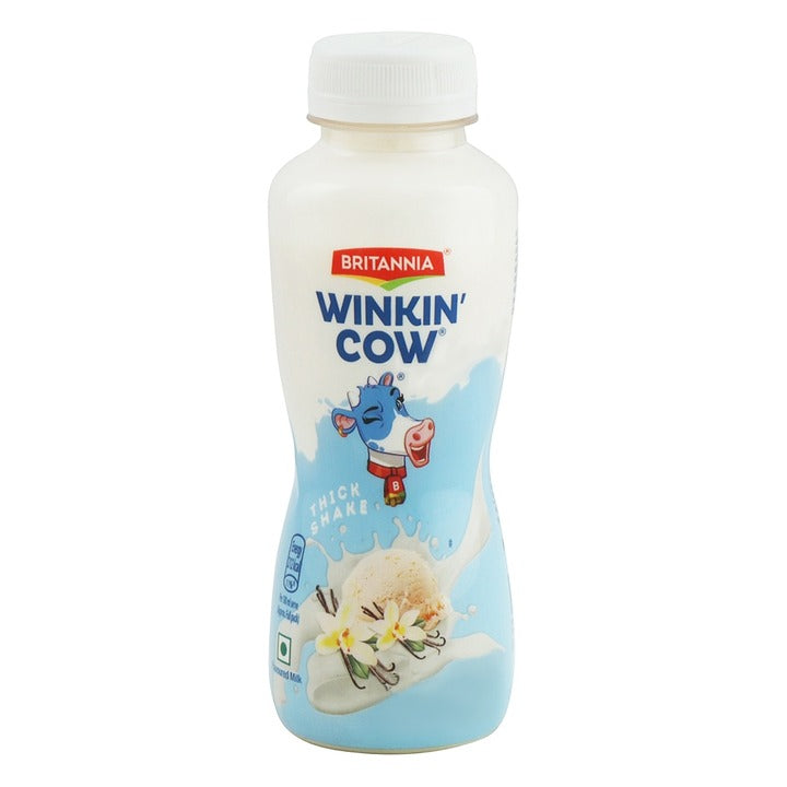 Britannia Winkin Cow Vanilla Thick Shake 180 ml (Bottle)