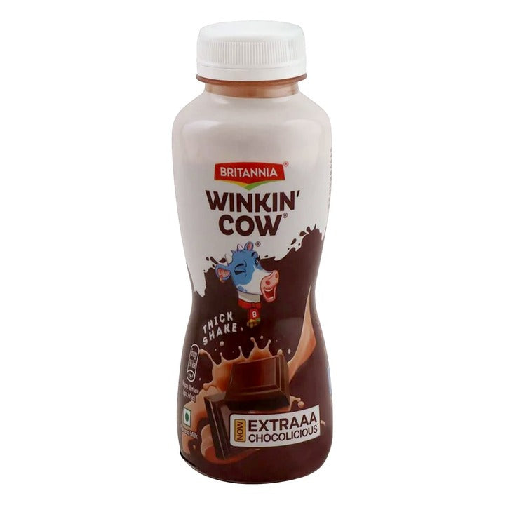 Britannia Winkin Cow Chocolate Thick Shake180 ml (Bottle)