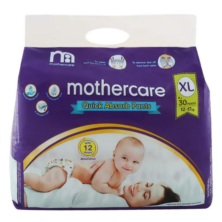 Mothercare Quick Absorb Extra Large Diaper Pants Pack of 30