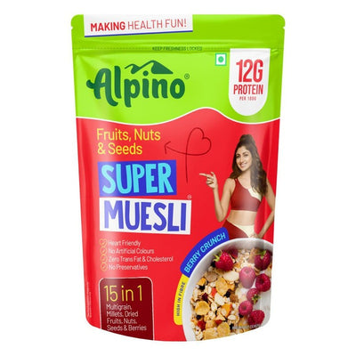 Alpino Fruits, Nuts & Seeds Berry Crunch Super Muesli 400 g