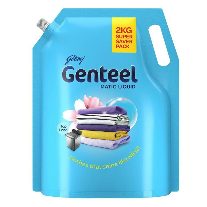 Godrej Genteel Matic Top Load Liquid Detergent 2 kg
