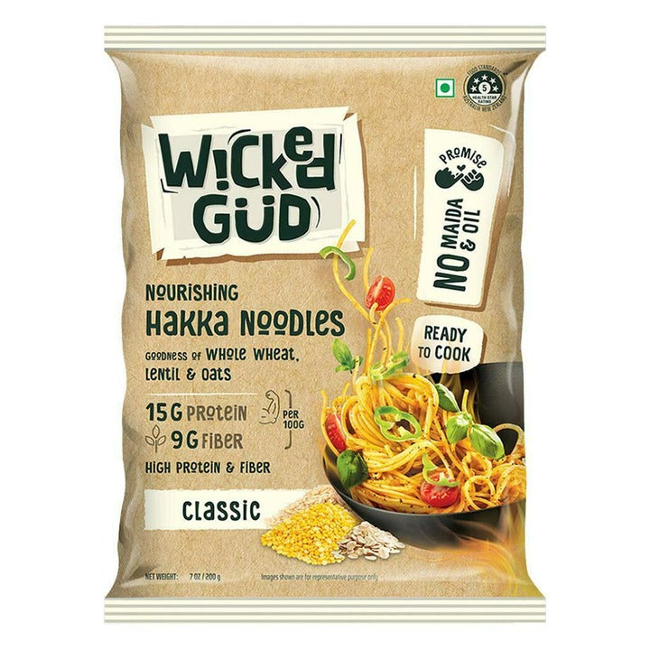 WickedGud Classic Hakka Noodles 200 g