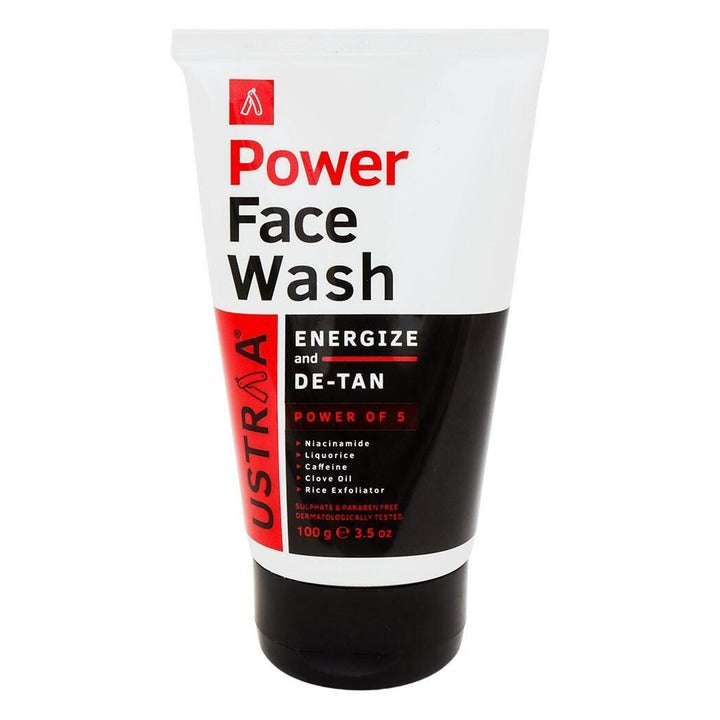 Ustraa Power Energize And De Tan Face Wash 100 g