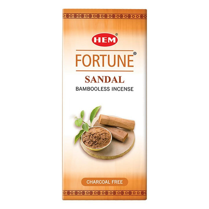 Hem Fortune Sandalwood Bambooless Incense Stick 180 g