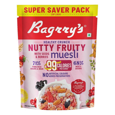 Bagrry's Crunchy Nutty Fruity Muesli 1 kg