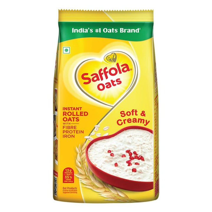 Saffola Soft & Creamy Instant Rolled Oats 575 g
