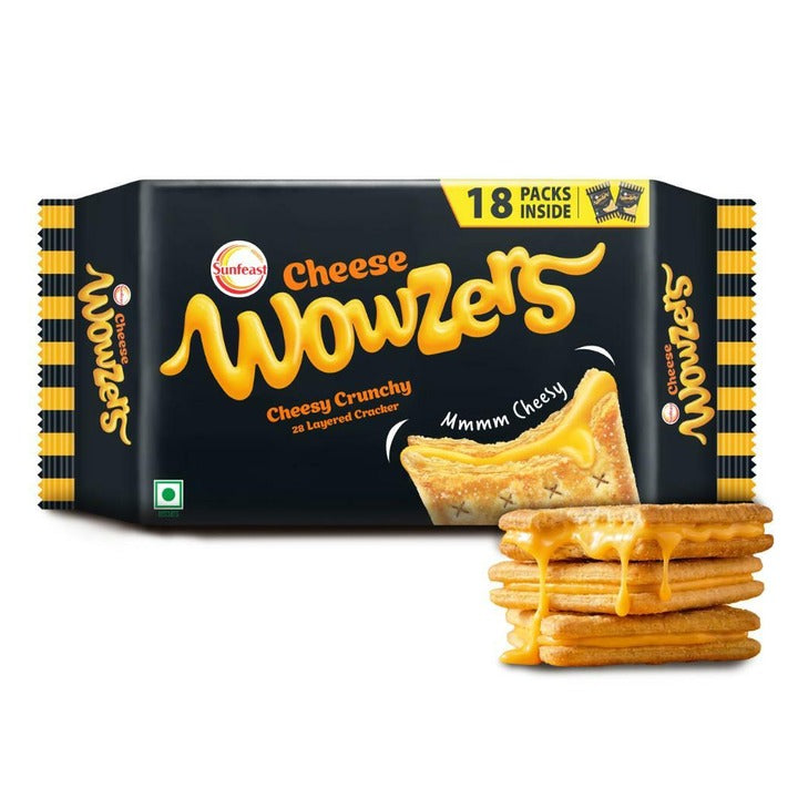 Sunfeast Cheese Wowzers Cracker 288 g
