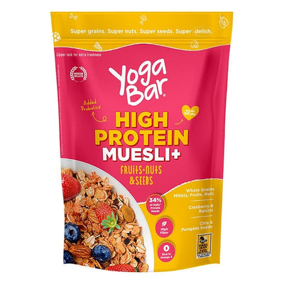 Yogabar Protein Muesli + Fruits + Nuts + Seeds 350 g