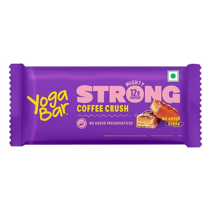 Yogabar Strong Coffee Crush Protein Bar 50 g