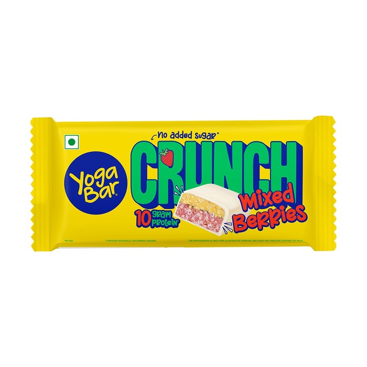 Yoga Bar Mixed Berries Crunch Bar 50 g