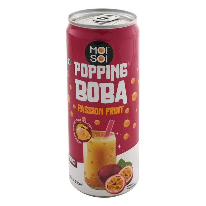 Moi Soi Popping Boba Passion Fruit Flavor Drink 330 ml