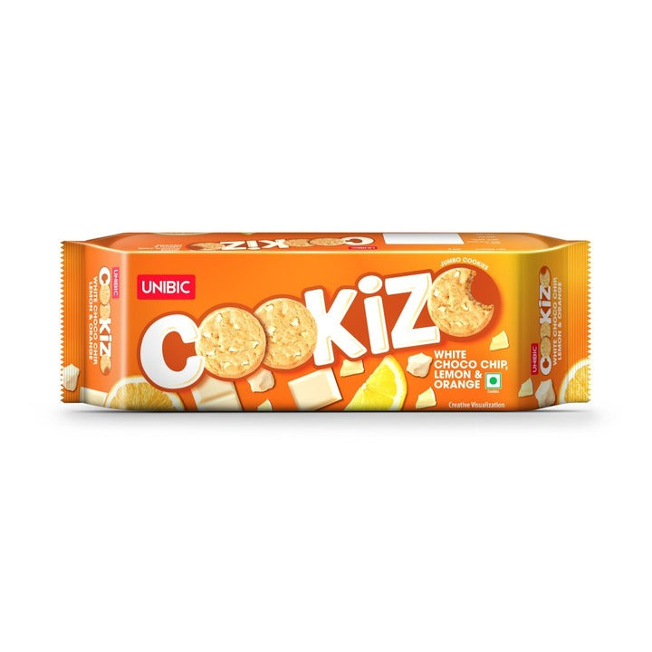 Unibic Cookizo White Choco Chip Lemon & Orange 200 g