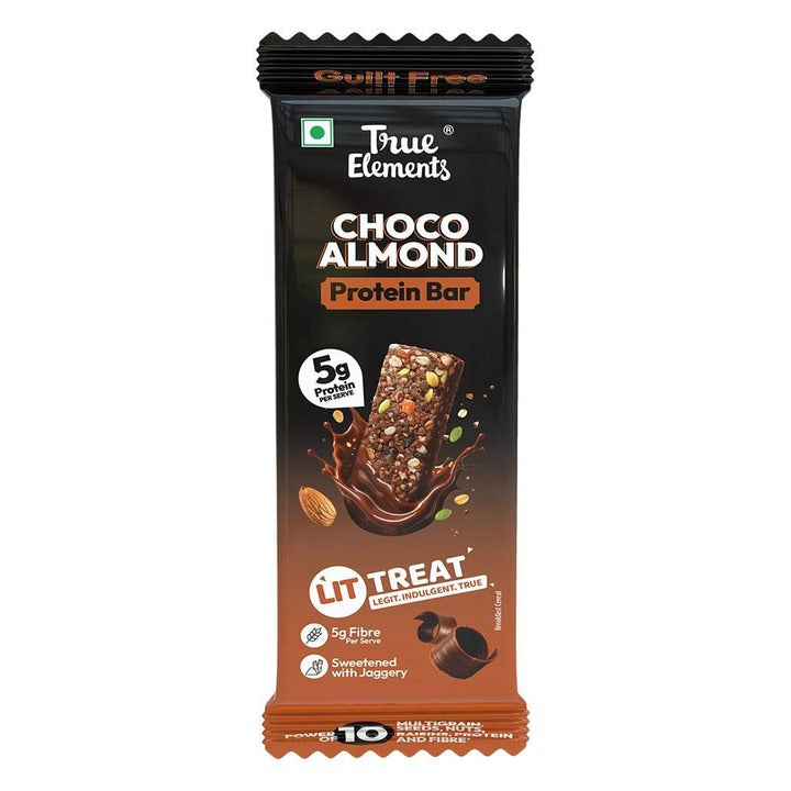 True Elements Choco Almond Protein Bar 40 g