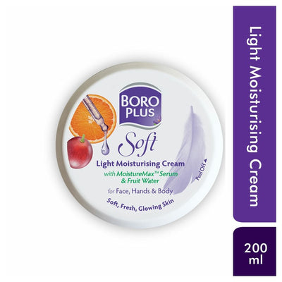 Boro Plus Soft Light Vitamin-E Moisturizing Cream 200 ml
