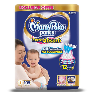 Mamypoko Small Extra Absorb Pants 105 pcs