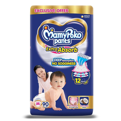 Mamypoko Extra Absorb Medium Pants 90 pcs
