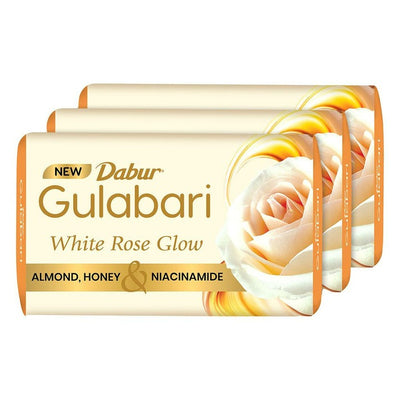 Dabur Gulabari White Rose Glow Soap 150 g (Pack of 3)