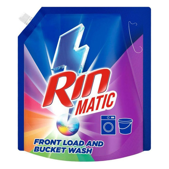 Rin Matic Front Load Bright Lock Technology Liquid Detergent 4 kg