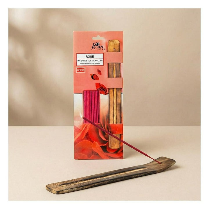 Pan Aromas Incense Stick Rose 60 Sticks