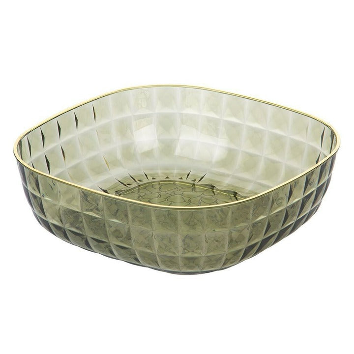 Polyset Glacia Assorted Square Tray with Golden Foil (2900 ml)