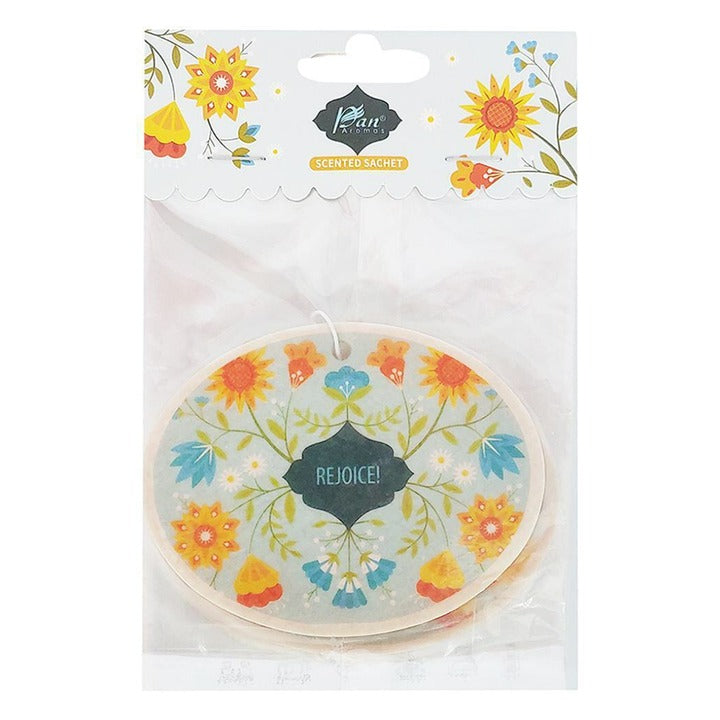Pan Aromas Citrolemon Scented Paper Hanging Sachet 3 pcs (Rejoice)