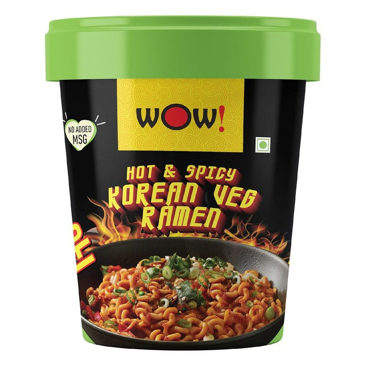 Wow Hot&Spicy Korean Veg Ramen 90 g