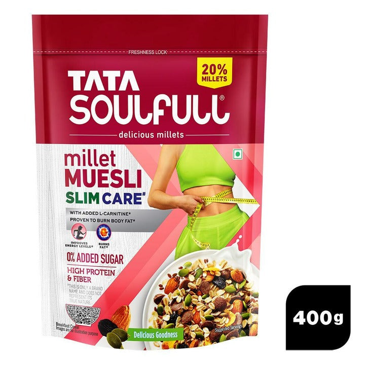 Tata Soulfull Slimcare Millet Muesli 400 g